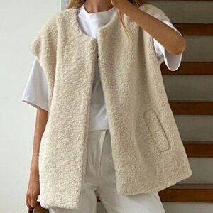 NWT 4th and Reckless Marget Gilet - Sherpa Style Vest